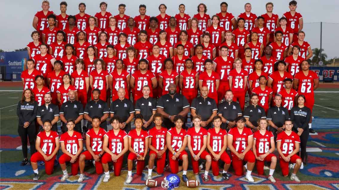 Los Alamitos Griffins Fall 2021 Football Team Photo